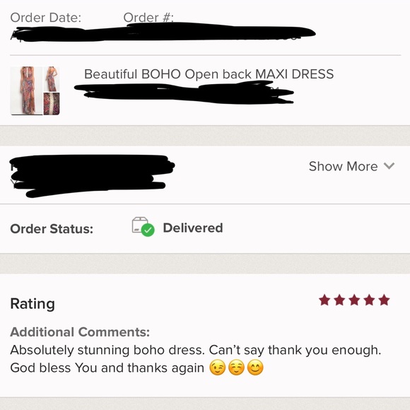 5⭐️BOHO Crochet Backless Maxi - Picture 8 of 8